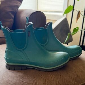 BOGS Teal Ankle Rain Boots